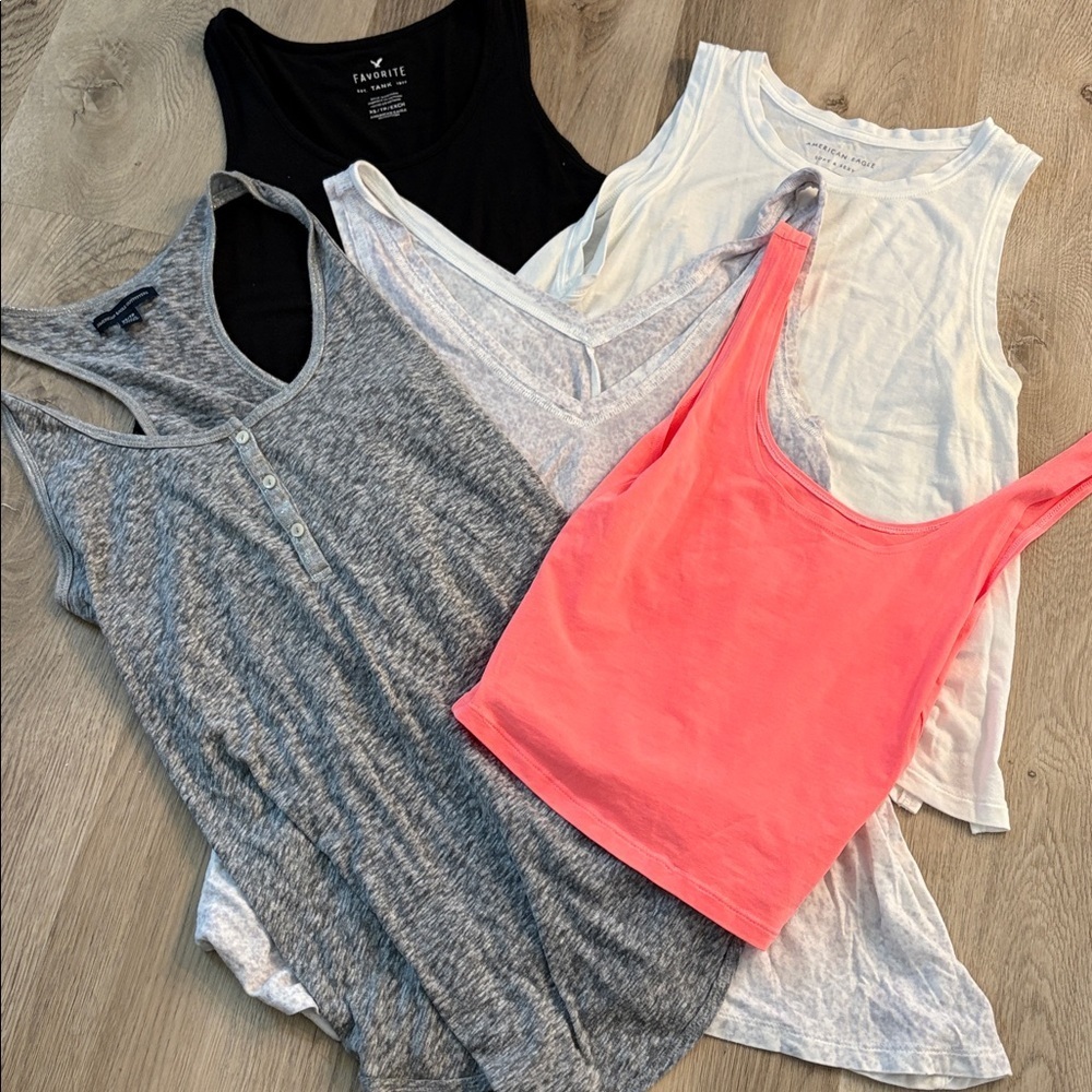 AMERICAN EAGLE OUTFITTERS tank top lot size XS soft minimalist summer spring